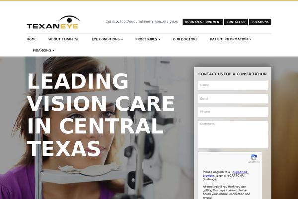 texaneyecare.com site used Texaneye