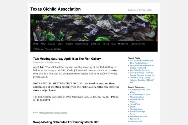 texascichlid.org site used Ftravel-holiday-lite