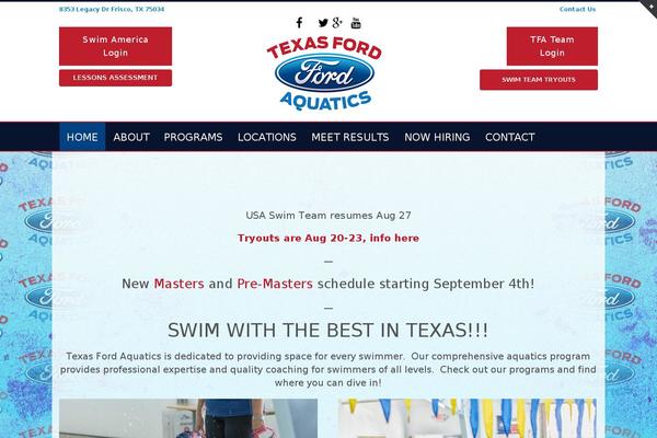 texasfordaquatics.com site used Rmtheme