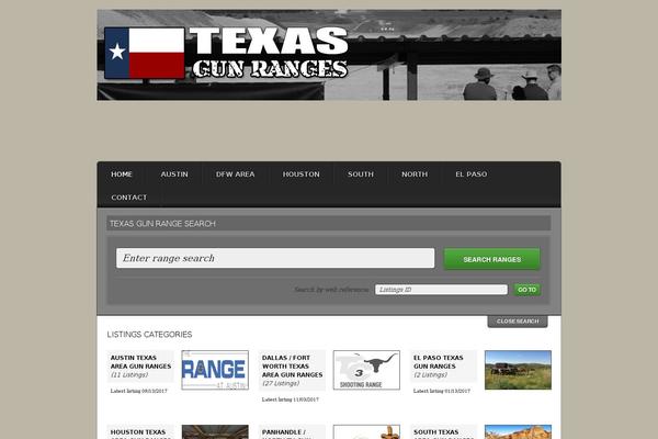 Listings theme site design template sample