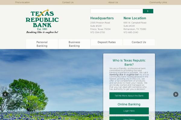 texasrepublicbank.com site used Texasrepublicbank-child