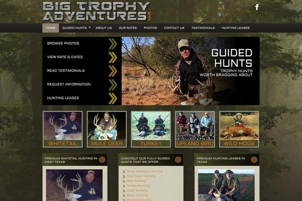 Hunter theme site design template sample