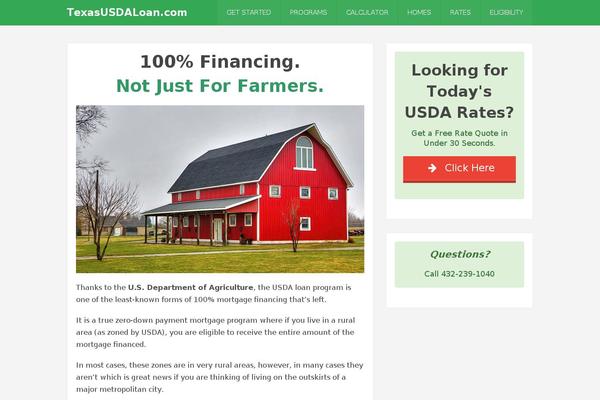 Rise theme site design template sample