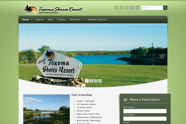 texomashoresrvpark.com site used Ocp