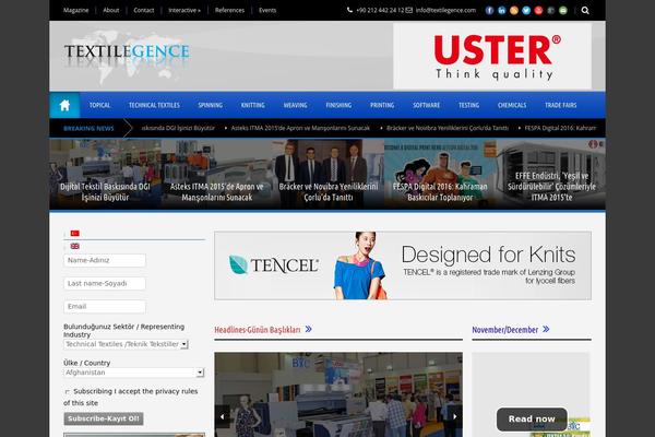 Site using Td-newsletter plugin