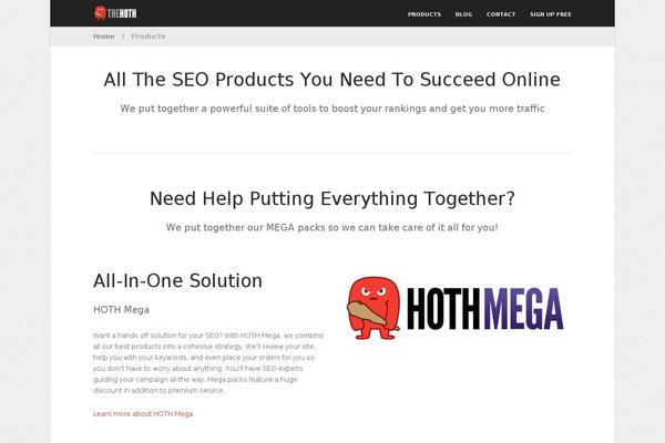 Flatpack theme site design template sample
