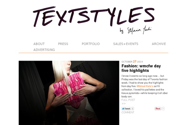 Blossom Fashion theme site design template sample