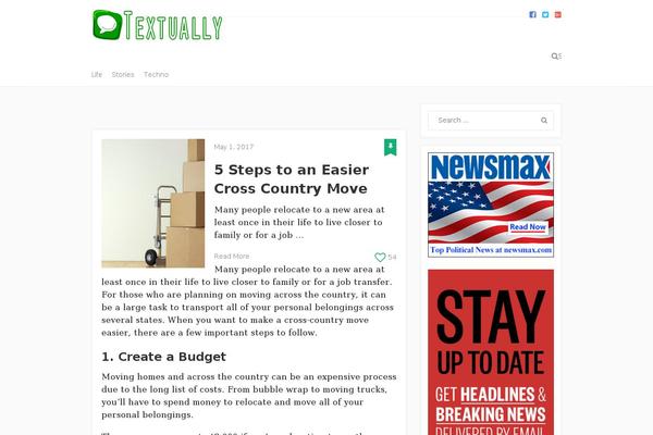 Mts_myblog theme site design template sample