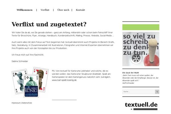 textuell.de site used Twentysixteen_child