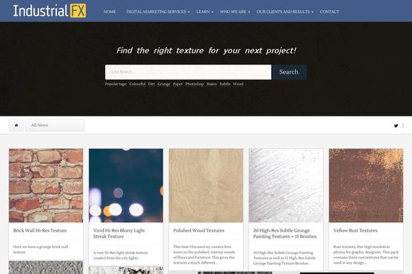 Telegram theme site design template sample