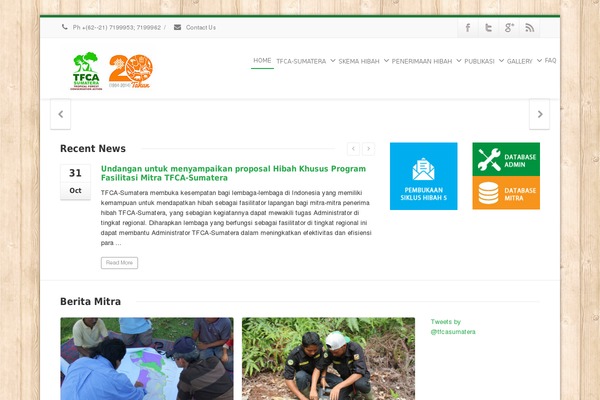 tfcasumatera.org site used Tfca-new