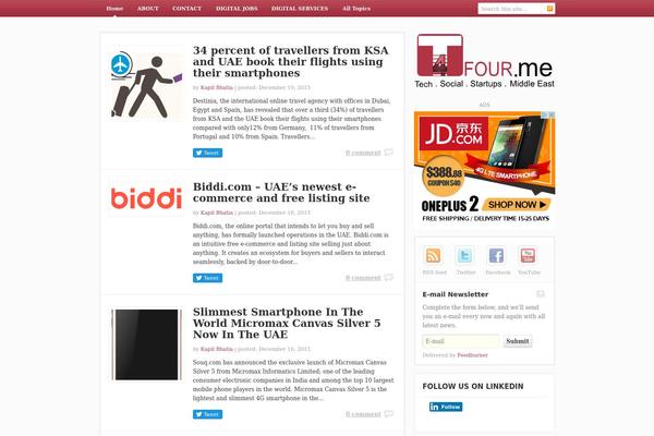 Smartblog theme site design template sample
