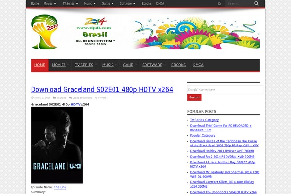 Jarida theme site design template sample