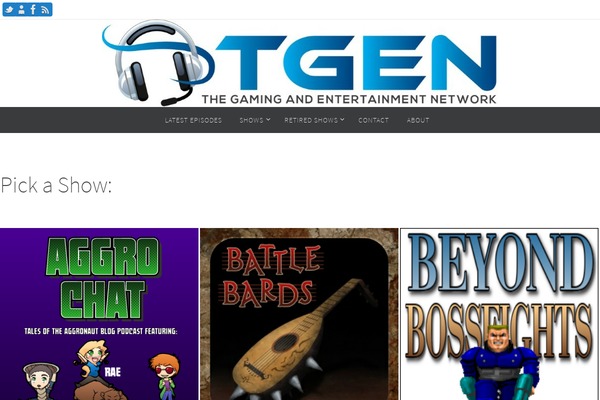 tgenetwork.net site used Strangerwp