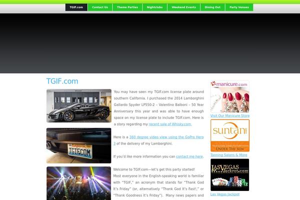 Inc theme site design template sample