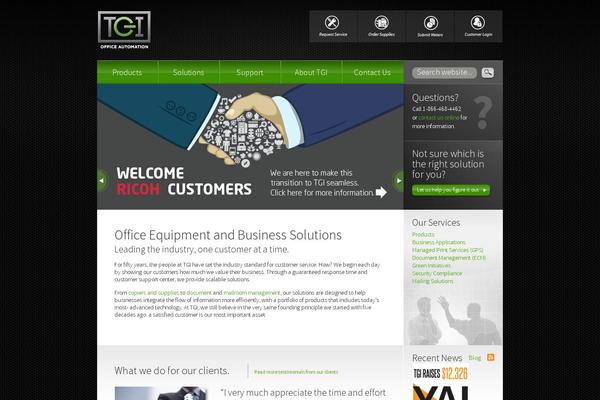 tgi theme websites examples