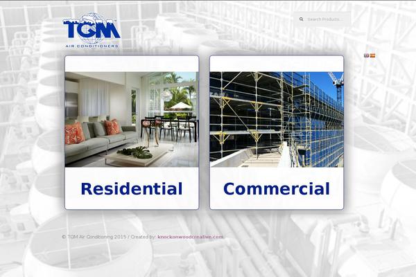 Storefront theme site design template sample