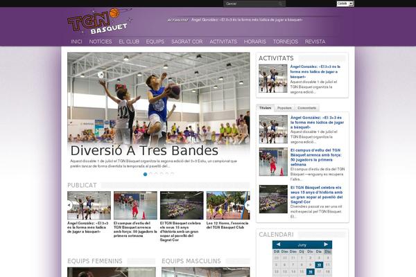 Site using WordPress Event Calendar plugin