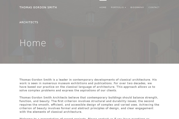 tgsarch.com site used Evol