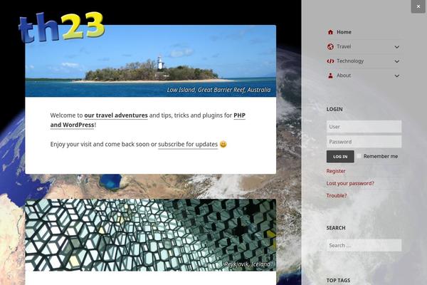 Site using Th23-user-management plugin