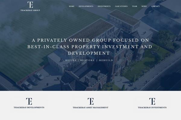 thackerayestates.com site used Thackeray