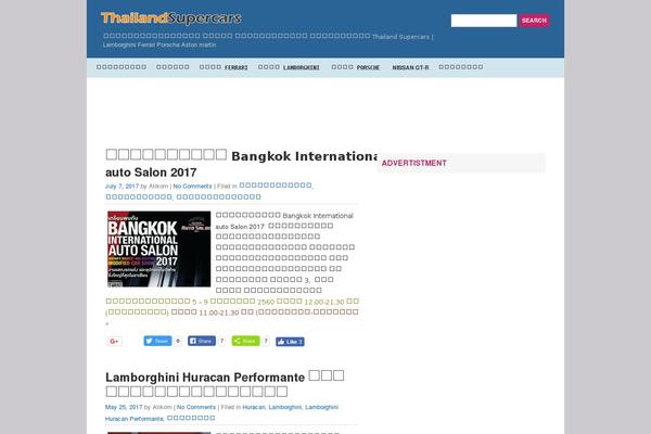 thailandsupercars.com site used Daily-blog