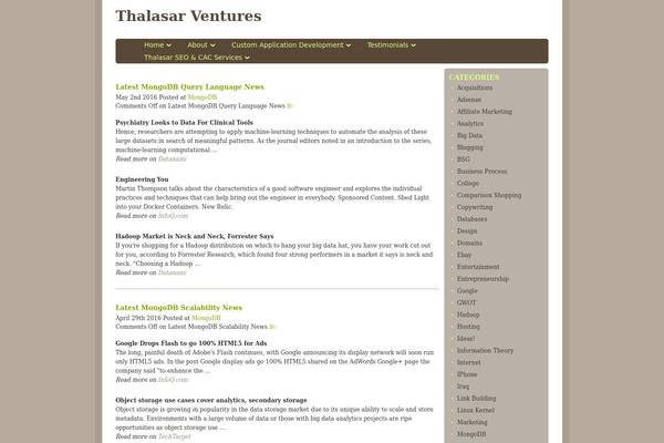 thalasar.com site used Recipress