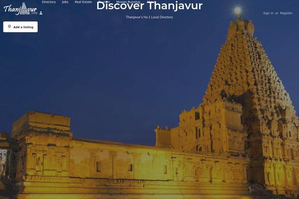 My-listing theme site design template sample