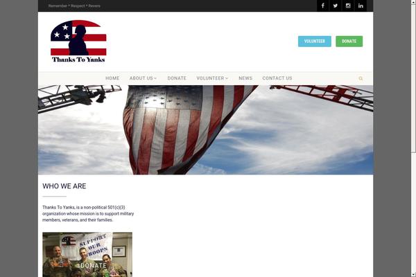 Vestige theme site design template sample
