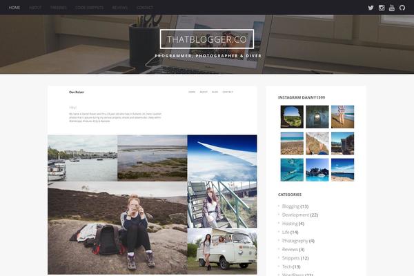 thatblogger.co site used Jannah-wp-theme