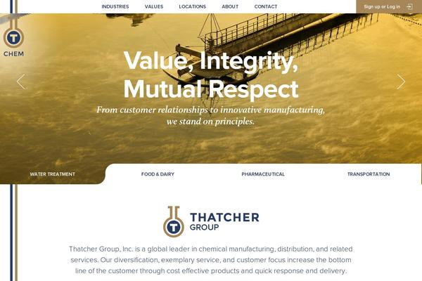thatchercompany.com site used Thatcher