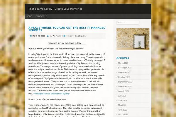 Topcat Lite theme site design template sample