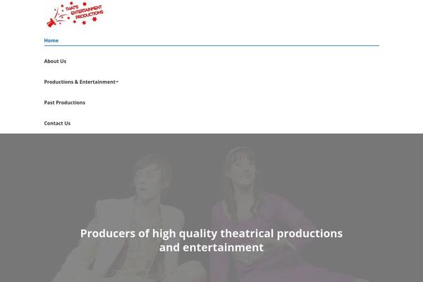 thatsentertainmentproductions.co.uk site used The7 Child
