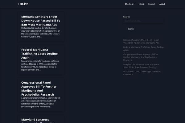 thcist.com site used Gutenshop