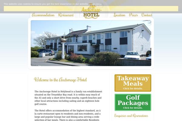 Anchorage theme site design template sample
