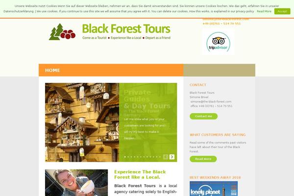 Hueman Child theme site design template sample