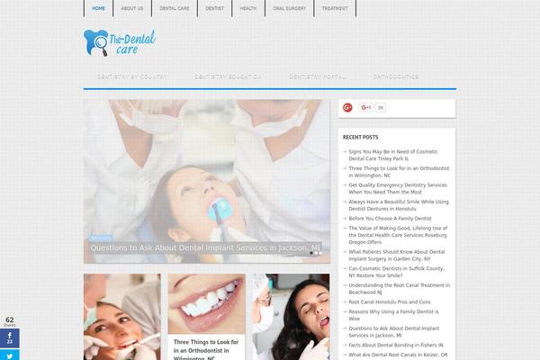 Gridbox theme site design template sample