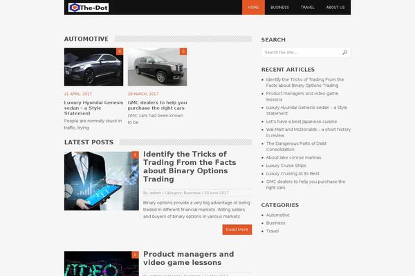 Daynight theme site design template sample