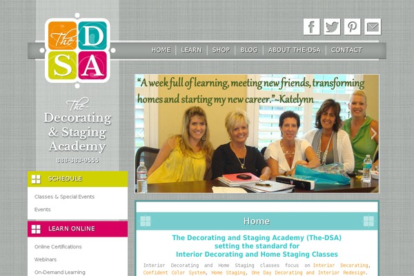 Site using Blog Designer plugin