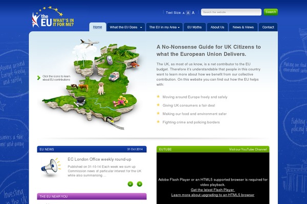 the-eu-and-me.org.uk site used Eu