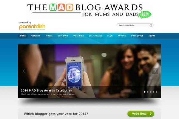 Site using Slide-anything plugin