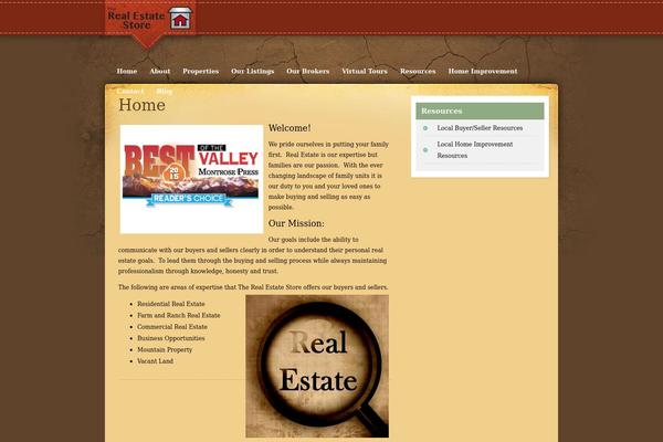 Extra theme site design template sample
