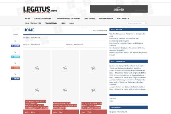 Newsup theme site design template sample