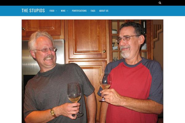 Magazine theme site design template sample