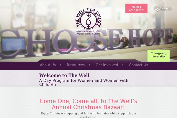 the-well.ca site used Thewell