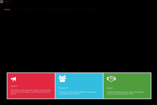Nex theme site design template sample