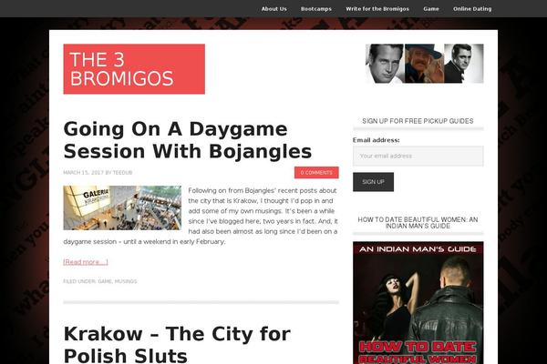 Storefront theme site design template sample