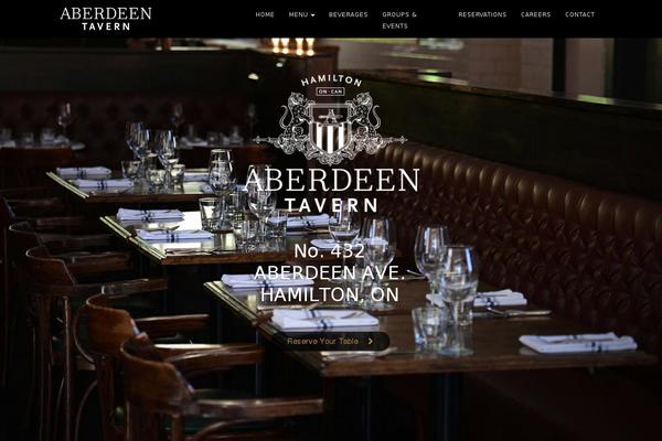 Site using Food and Drink Menu plugin