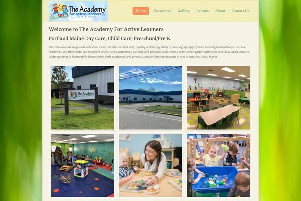 Kids Zone theme site design template sample