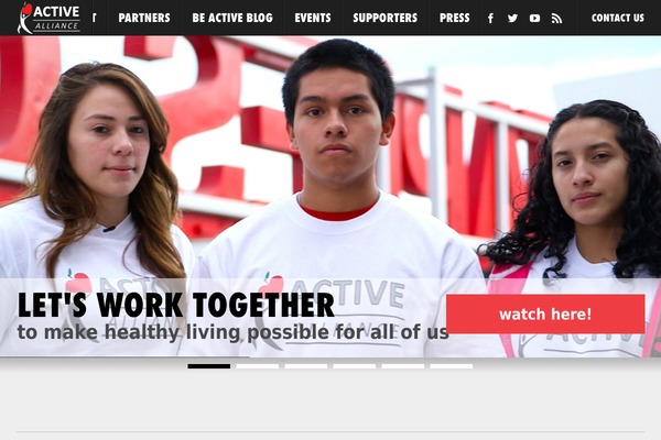 Active theme site design template sample